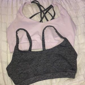 Two Forever 21 sports bras!